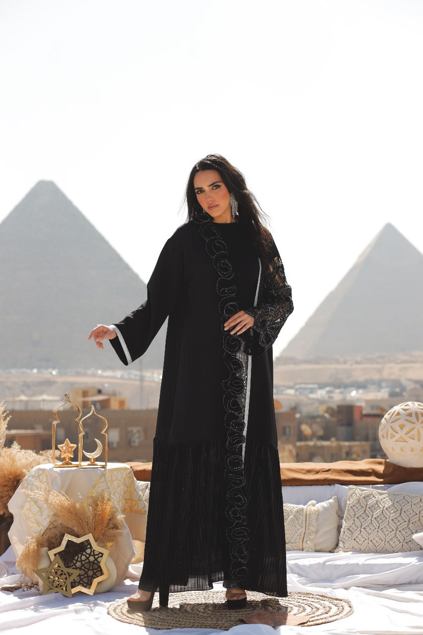 Black Orchid Abaya